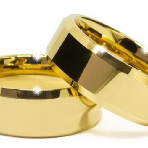 ALIANÇA EM MOEDAS RETO COM CANTOS CHANFRADOS